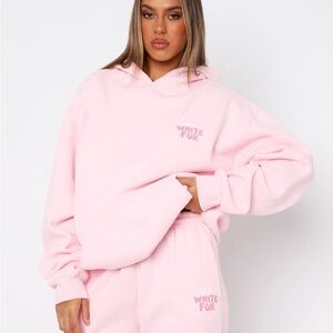 White Fox Boutique Soft Pink Hoodie